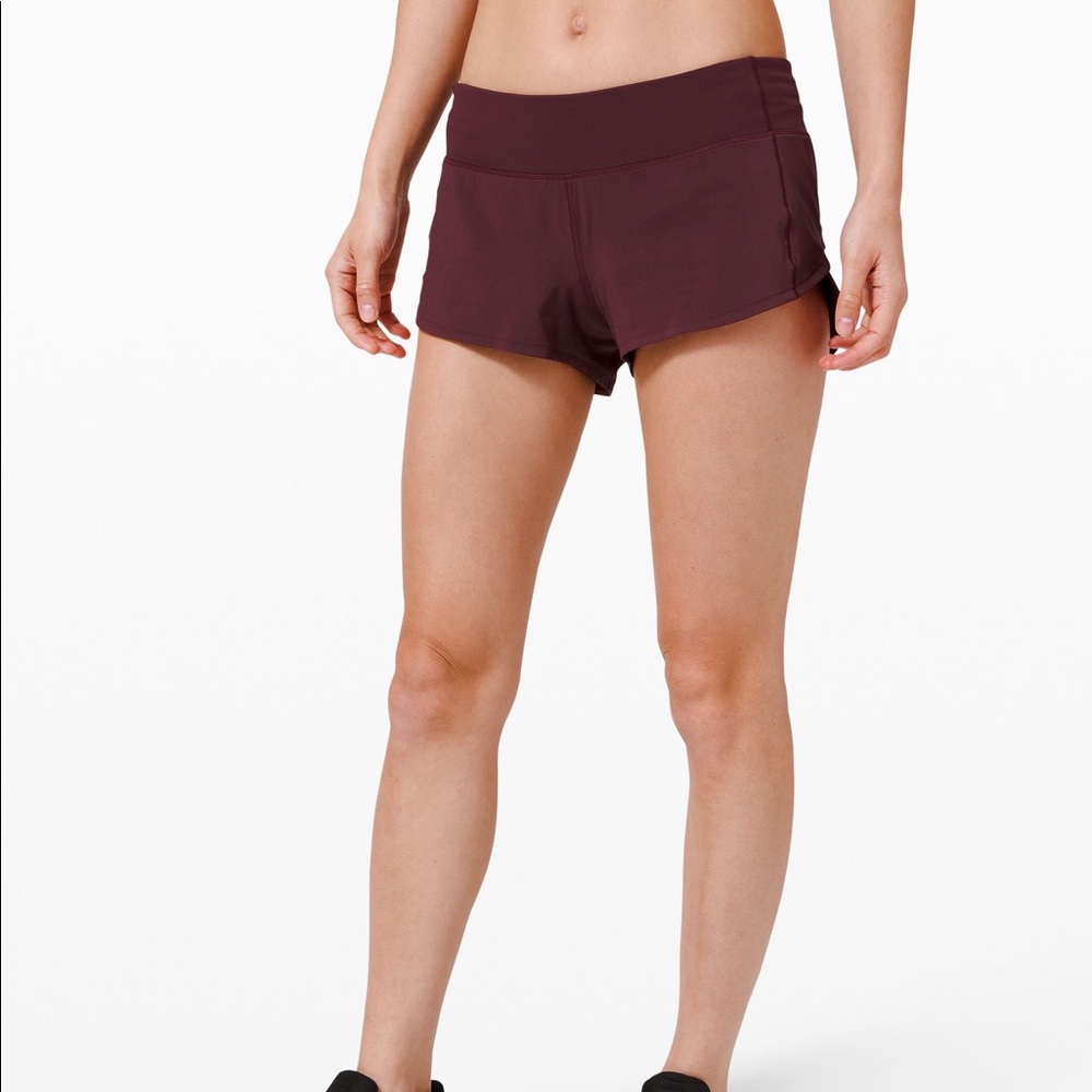 LULULEMON SPEED UP 2.5” SHORTS